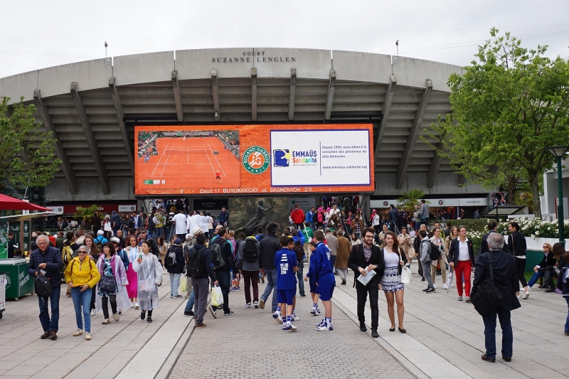 Ролан Гарос - корт Сюзан Ланглен Ролан Гарос