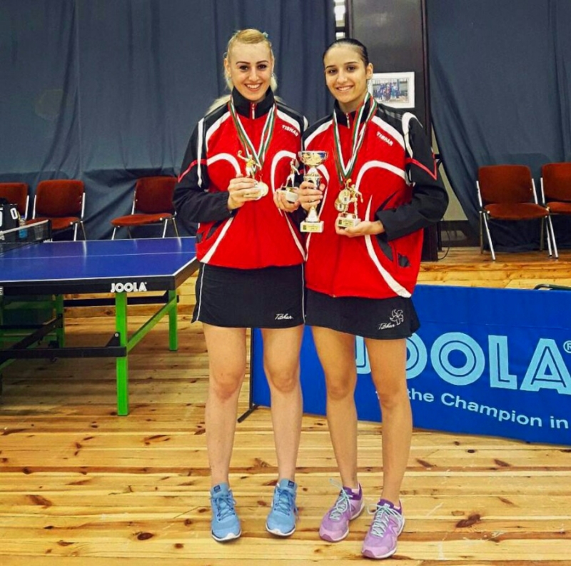 Мария и Красимира Йовкови тенис на маса Йовкови